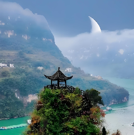 湖北宜昌 青山碧水畅联 照见民生温情