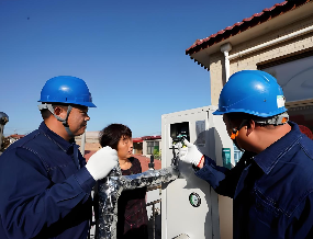 河南平顶山推进农村清洁取暖工程