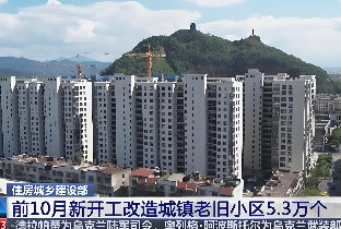 2025年1-10月全国新开工改造城镇老旧小区2.51万个