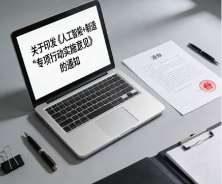 八部门关于印发《“人工智能+制造”专项行动实施意见》的通知