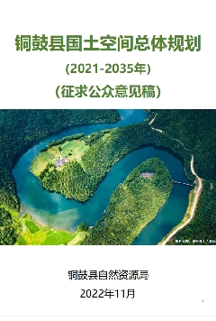 江西省宜春市《铜鼓县国土空间总体规划（2021-2035）》