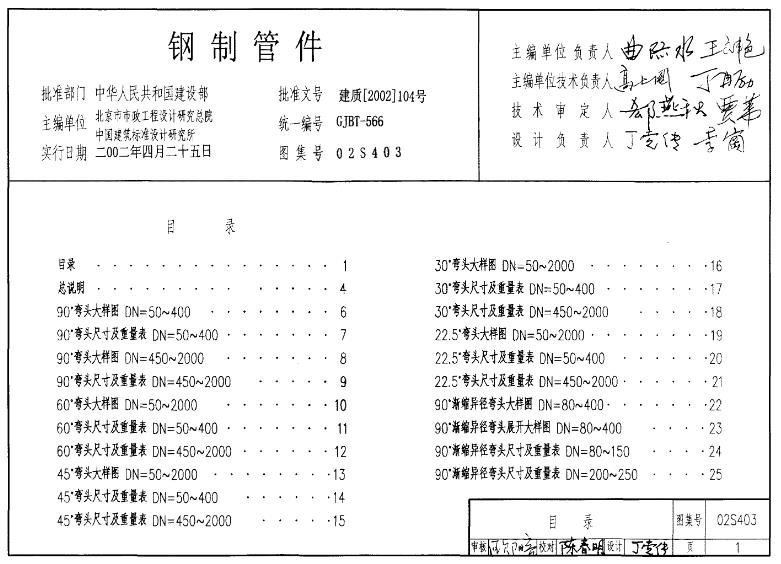 02S403 钢制管件
